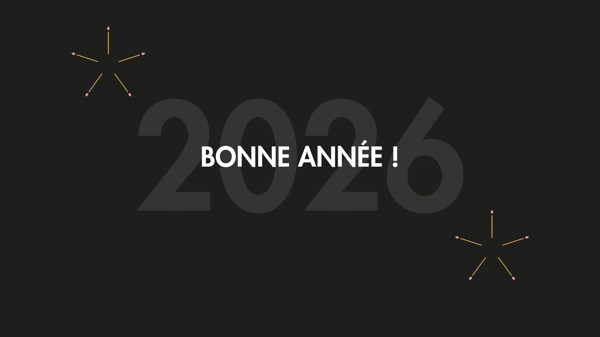 Meilleurs vœux 2026